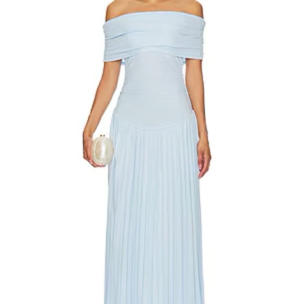 Lioness Strapless Light Blue Dress